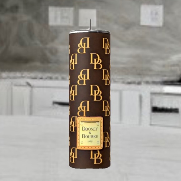 Dooney and Bourke Inspired 20oz Stainless Steel Wrapped Tumbler - Picture 1 of 5